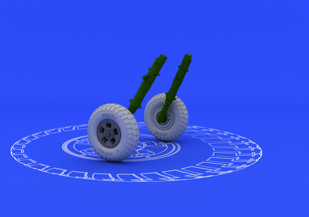 Eduard 648098 Spitfire wheels - 5 spoke 1/48 (Eduard) – imagen 3