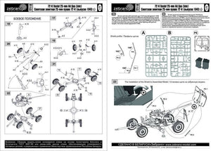 Zebrano 72118 72-K Soviet 25-mm AA Gun (late) 1/72 – imagen 3