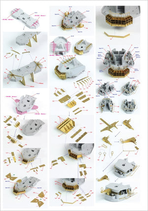 Pontos 35020F1 IJN Kongo 1944 Detail Up Set 1/350 – imagen 5