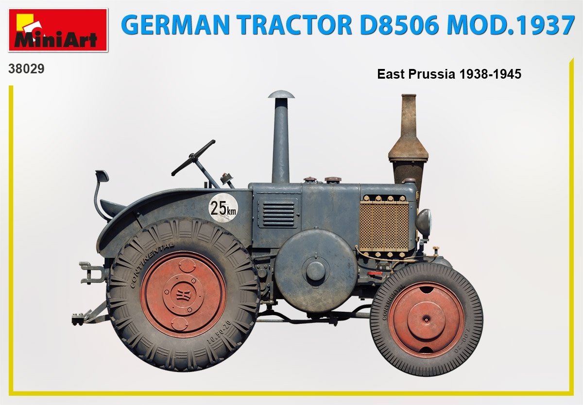 MiniArt 38029 GERMAN TRACTOR D8506 MOD. 1937 1/35 – imagen 8