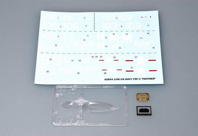 Trumpeter 02834 US.NAVY F9F-3 PANTHER 1/48 – imagen 2