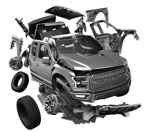 Airfix 6053 QUICKBUILD Ford F-150 Raptor - Grey – Bild 8