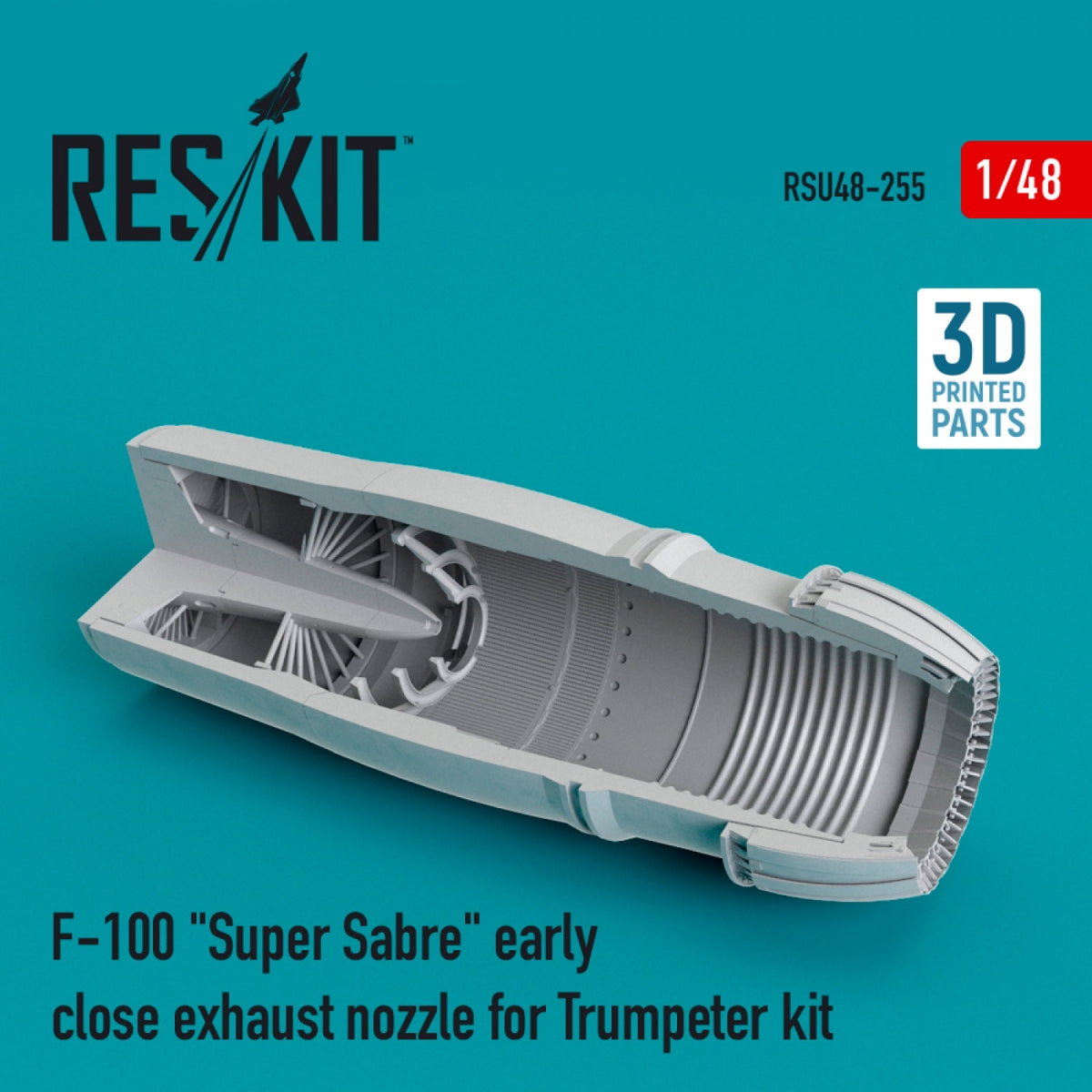 RESKIT RSU48-0255 F-100 « SUPER SABER » EARLY FERME HUTE NOUST POUR MAQUET TRUMPETER 1/48 – image 2