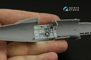 Quinta Studio QD48391 Macchi C.205 Veltro 3D-Printed &amp;amp; coloured Interior on decal paper (Hasegawa/Italeri) 1/48 – imagen 8