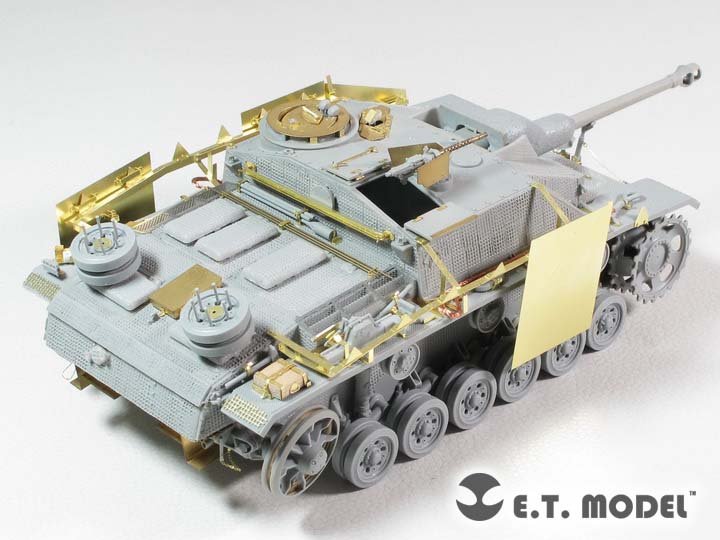 E.T. Model E35-228 WWII German StuG.III Ausf.G Schurzen（Late version）(For DRAGON Smart Kit) 1/35 – imagen 3