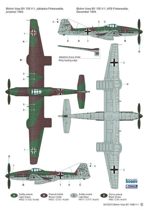 Special Hobby 72340 Blohm &amp;amp; Voss BV 155V-1 1/72 – imagen 3