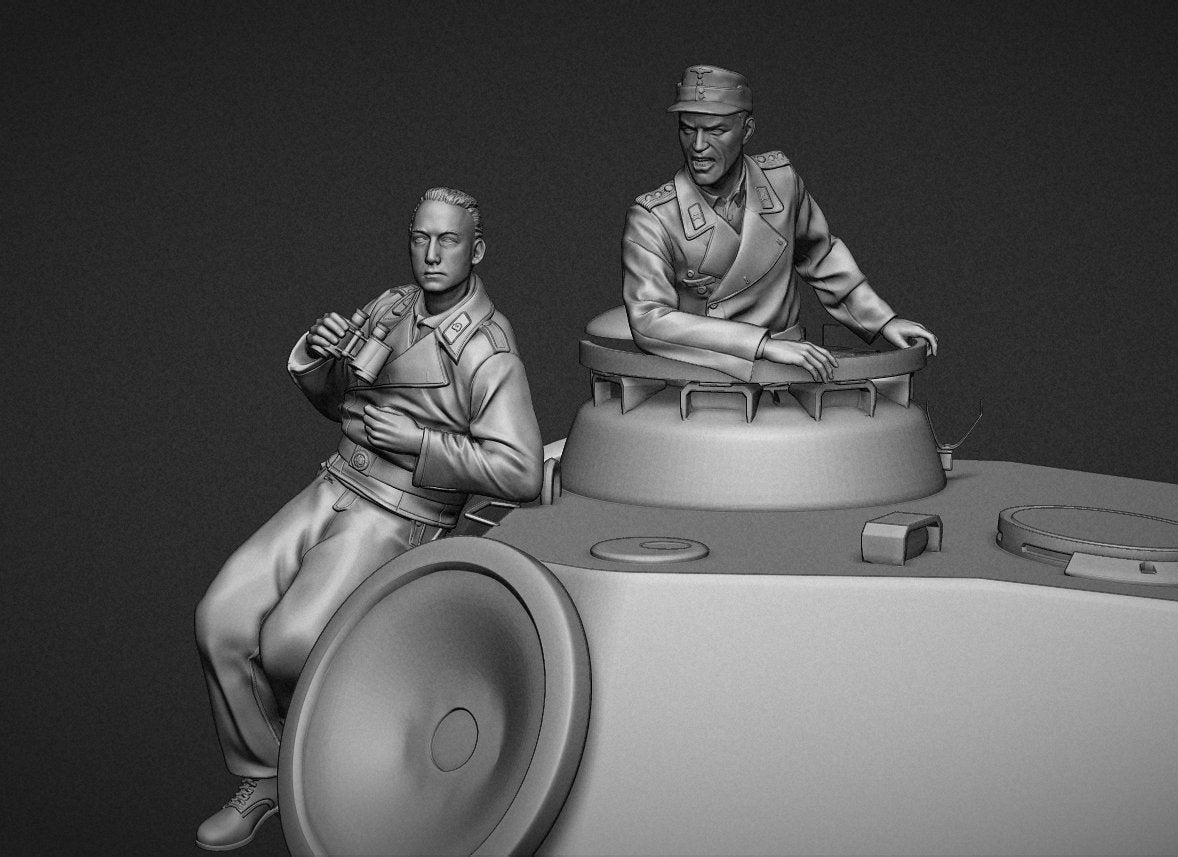 Ensemble d'équipage Panzer Art FI35-109 Normandy « Panther » au 1/35