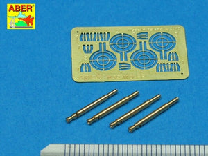 Aber A32008 Set of 4 barrels for German Oerlikon 20mm aircraft machine guns MG FF with sights 1/32 – imagen 2