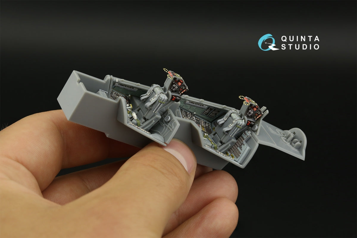Intérieur imprimé en 3D et coloré sur papier décalcomanie Quinta Studio QD48396 F-14B (Hobby Boss) 1/48  – image 14