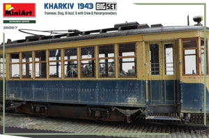 Miniart 36067 Kharkiv 1943: Tram &amp;amp; Stug. III Ausf. G w/Crew. BIG SET 1/35 – Bild 8