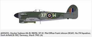 Airfix 02041B Hawker Typhoon Mk.IB 1/72 – immagine 3