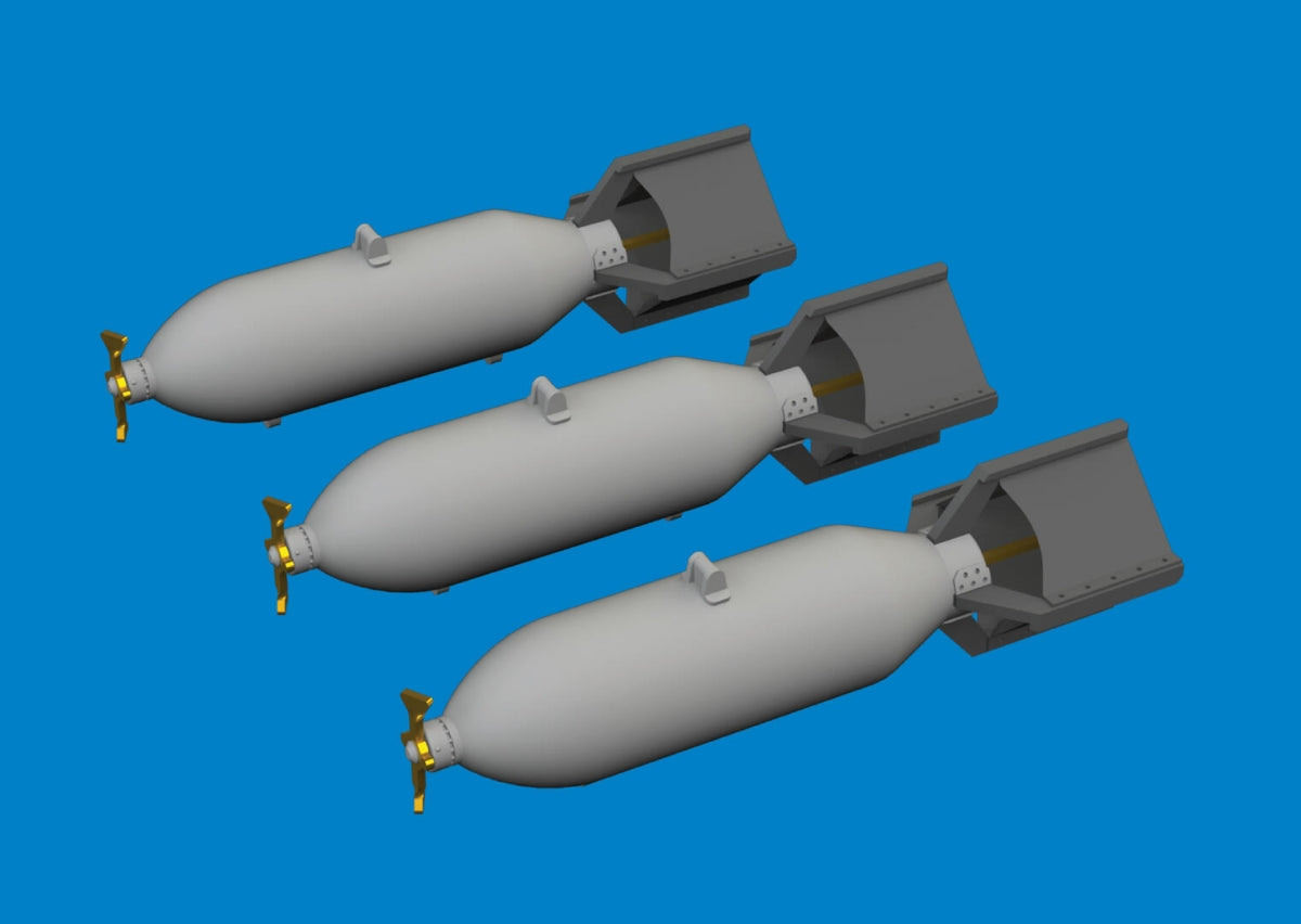 Eduard 6481083 P-40 100lb M30 US bombs PRINT EDUARD 1/48 – imagen 4