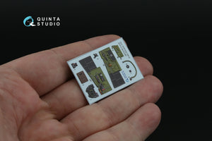 Quinta Studio QD72182 P-51D Mustang Late 3D-Printed &amp;amp; coloured Interior on decal paper (Eduard) 1/72 – imagen 4