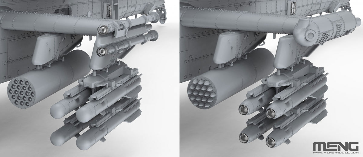 Meng Model QS-004 Boeing AH-64D Apache Longbow Heavy Attack Helicopter 1/35 – imagen 8