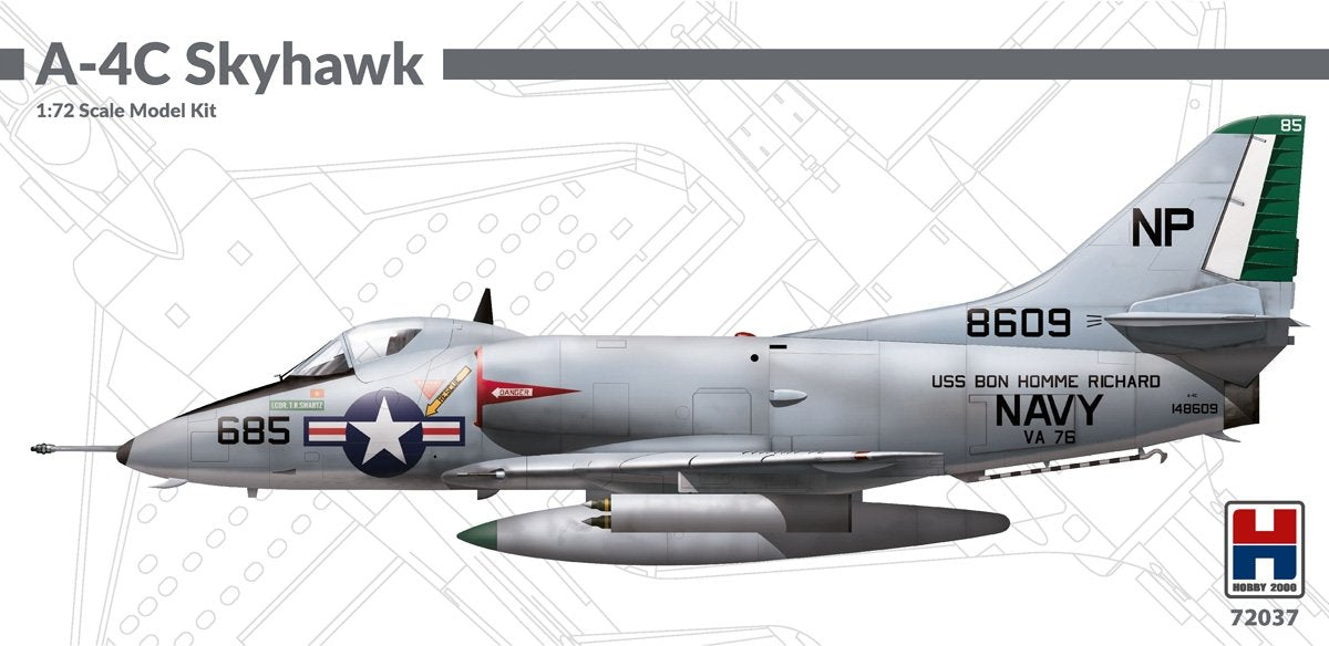 Hobby 2000 72037 A-4C Skyhawk (Fujimi) 1/72 