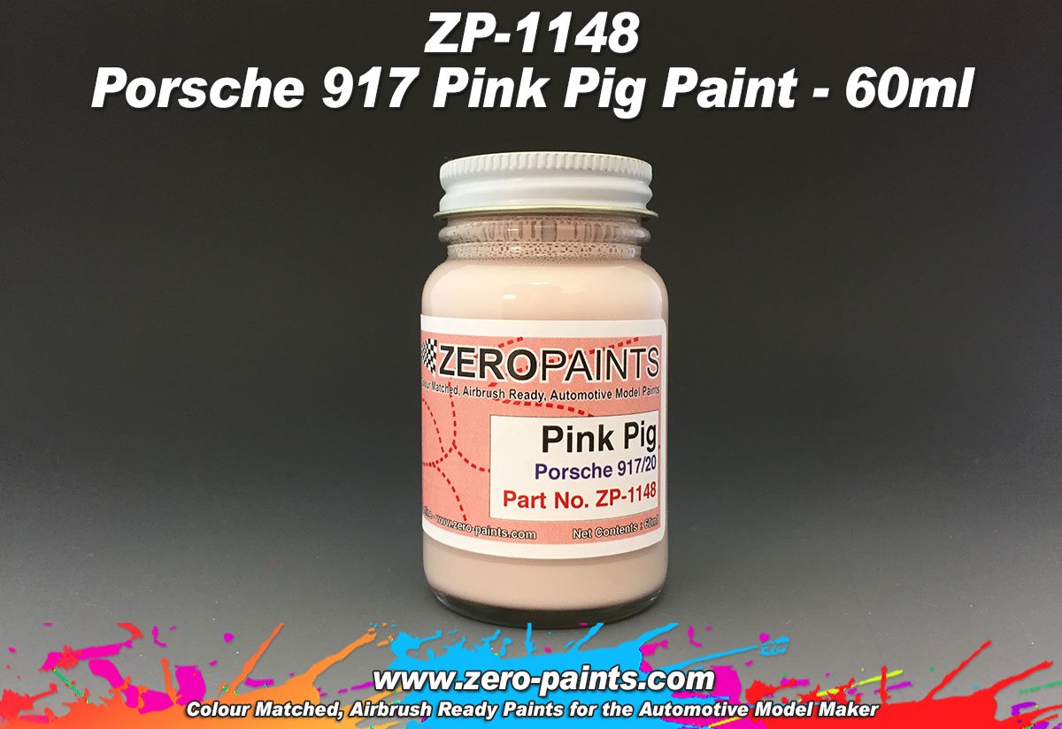 Zero Paints ZP-1148 Pink Paint (Porsche 917/20 Pink Pig) 60ml – immagine 5
