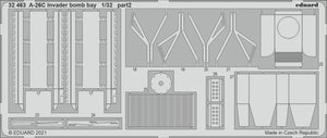 Baie à bombes Eduard 32463 A-26C Invader pour maquette HOBBY BOSS au 1/32