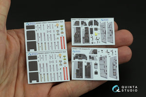 Quinta Studio QD48221 F-16B 3D-Printed &amp;amp; coloured Interior on decal paper (Hasegawa) 1/48 – zdjęcie 6