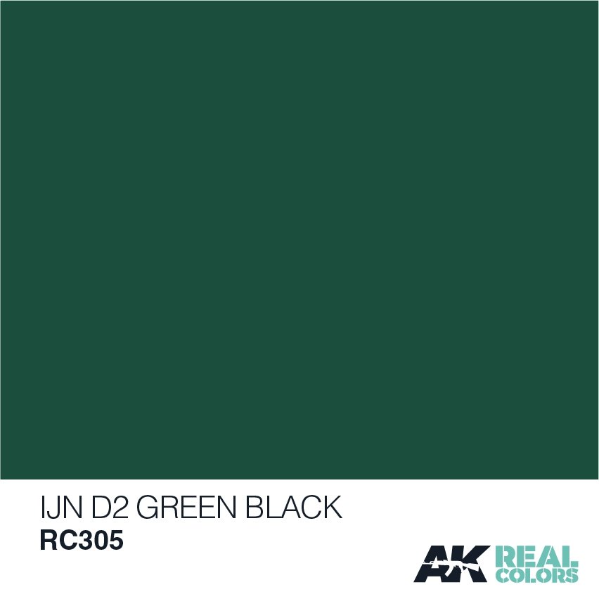 AK Interactive RC305 IJN D2 GREEN BLACK 10ML – image 2
