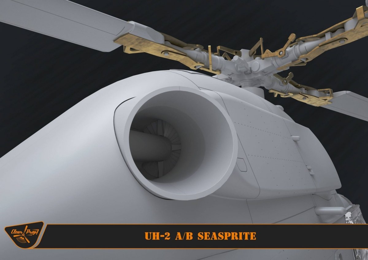 Clear Prop! CP72002 UH-2 A/B Seasprite ADVANCED KIT 1/72 – image 9