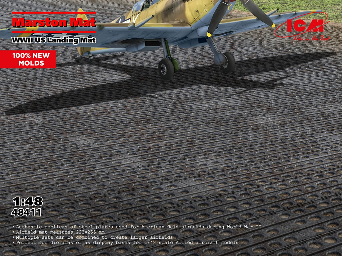 ICM 48411 Marston Mat WWII US Landing Mat 1/48