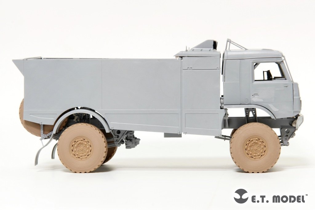 E.T. Model P35-131 KAMAZ-43509 Truck Sagged wheels &amp;amp; Spare Wheels for Zvezda kit 1/35 – imagen 6