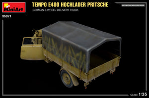 MiniArt 35371 Tempo E400 Hochlader Pritsche German 3-wheel delivery truck 1/35 – imagen 4