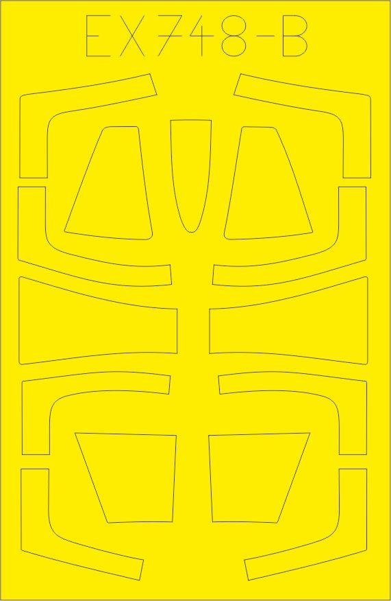 Eduard EX748 F-104DJ TFace for Kinetic Model 1/48 – Bild 2