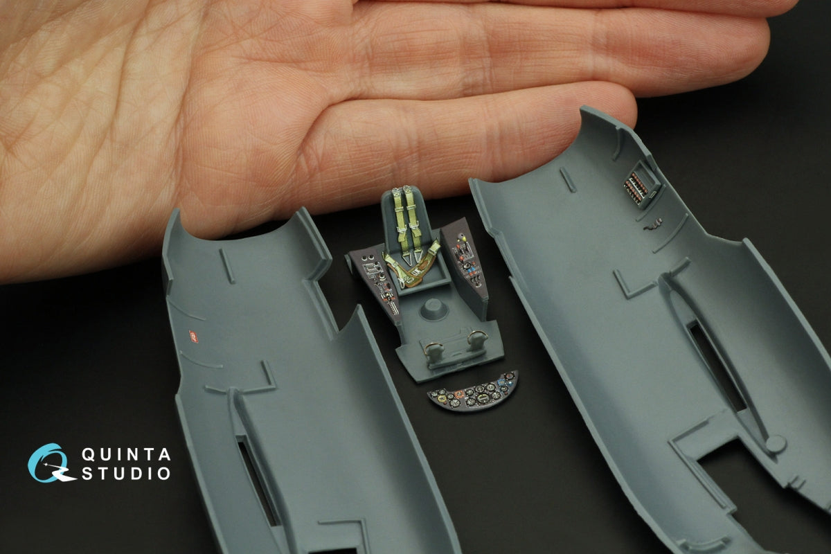 Quinta Studio QD48530 Me P.1101 3D-Printed &amp;amp; coloured Interior on decal paper (RS models) 1/48 – zdjęcie 8
