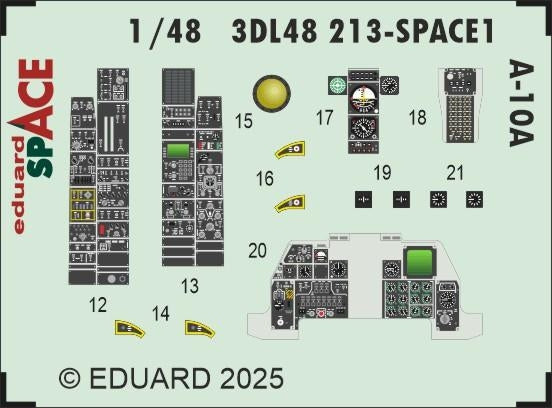 Eduard 3DL48213 A-10A SPACE GREAT WALL HOBBY 1/48 – imagen 3