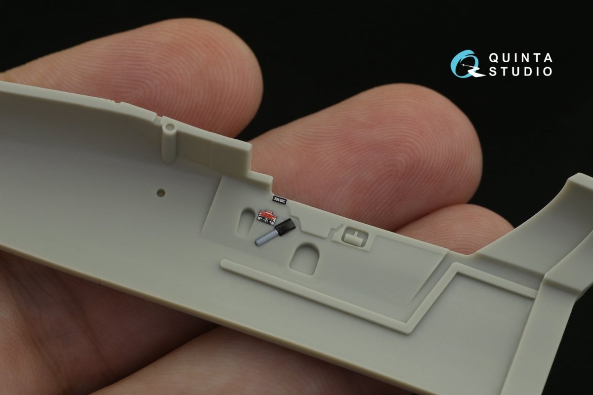 Quinta Studio QD48211 F-5E-3 Tiger II 3D-Printed &amp;amp; coloured Interior on decal paper ( AFV Club ) 1/48 – zdjęcie 6