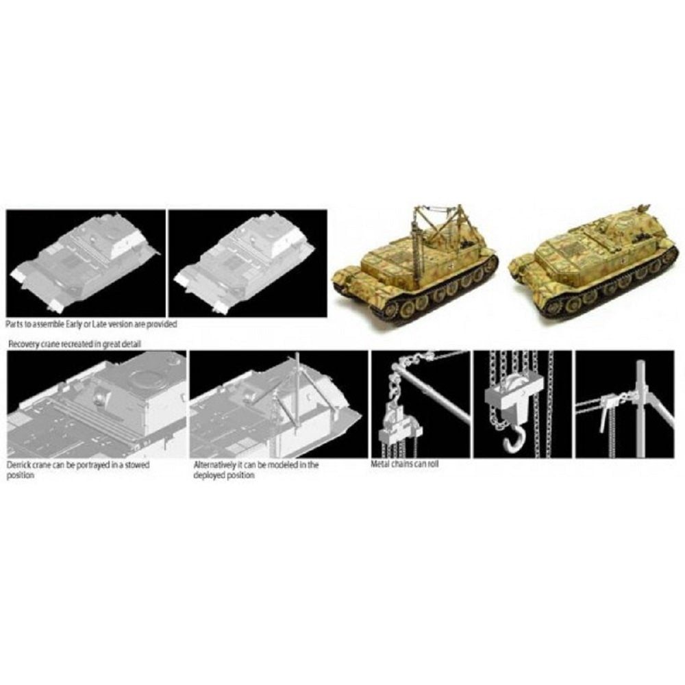 Dragon 6226 Bergepanzer Tiger (P) 1/35 – image 2