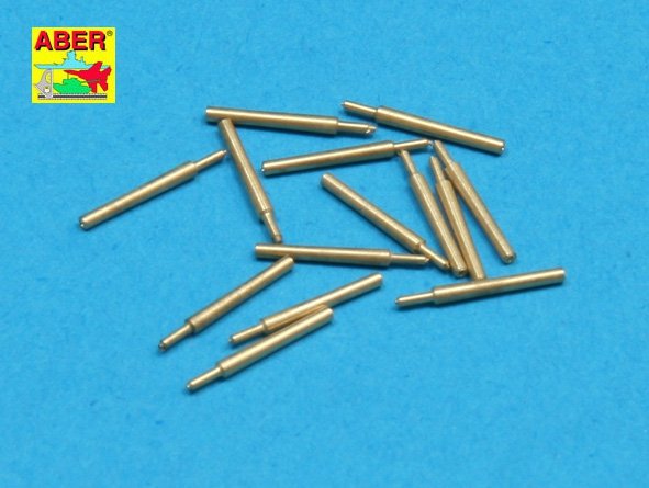 Aber 350L-36 Set of 14 pcs 152mm barrels for Kongo, Haruna, Hiei, Kirishima, Fuso, Yamashiro 1/350