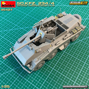 MiniArt 35427 Sd.Kfz. 234/4 SCHWERER PANZERSPÄHWAGEN 7,5 cm. KIT INTÉRIEUR 1/35 – image 4