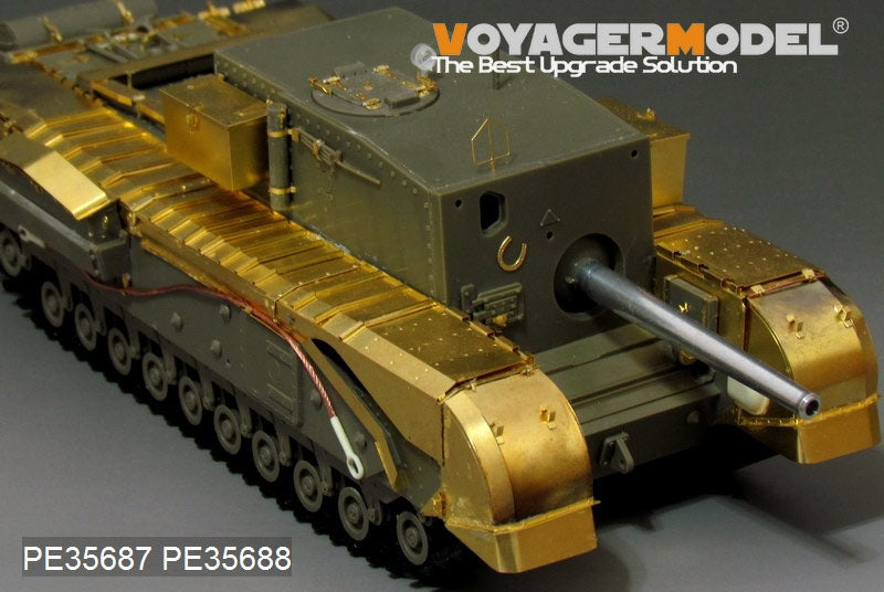 Voyager Model PE35688 WWII British Churchill 3inch gun 20 CWT Gun Fenders For AF35253 1/35 – image 5