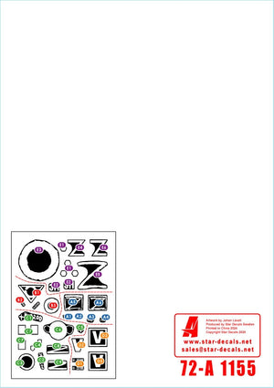 Star Decals 72-A1155 War in Ukraine # 16. Russian TOS-1A rocket artillery in 2022-23 1/72 – imagen 2