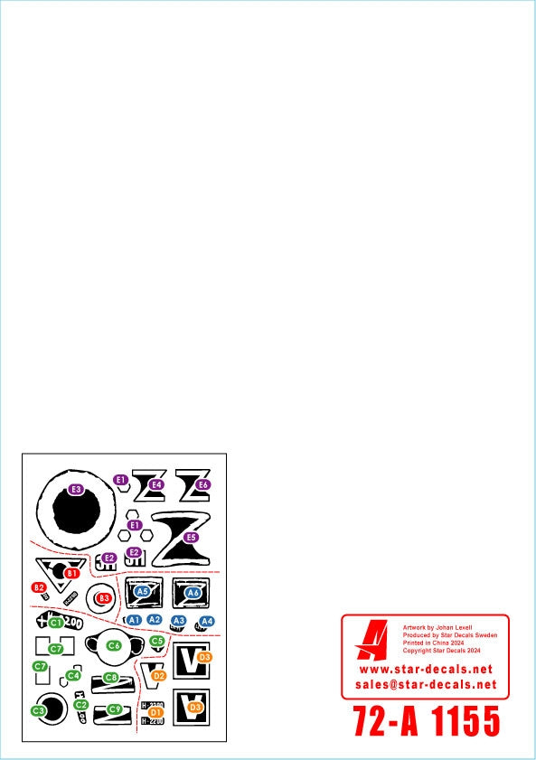 Star Decals 72-A1155 War in Ukraine # 16. Russian TOS-1A rocket artillery in 2022-23 1/72 – imagen 2