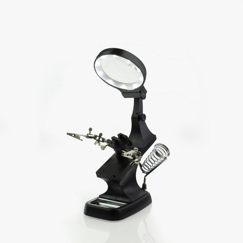 Modelcraft PCL2400 Helping Hands &amp; LED Magnifier Workstation