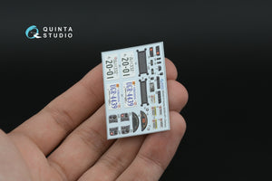Quinta Studio QD+24014 Honda S2000 AP1 3D-Printed &amp; coloured Interior on decal paper (Tamiya) (with metal sticker parts) 1/35