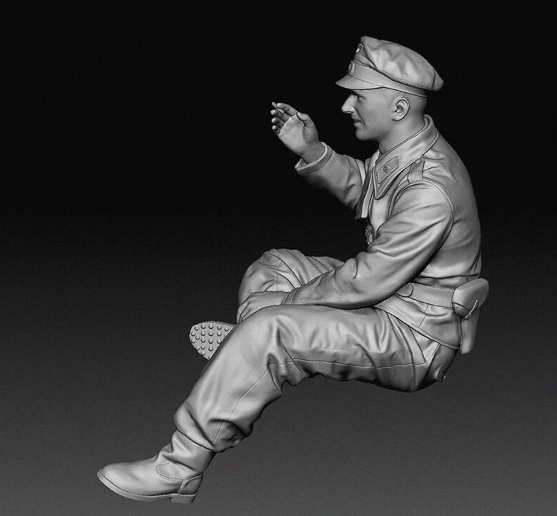 Das Werk DW16007 German Tank Commander 1/16 – imagen 3