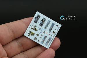 Quinta Studio QD72224 Su-17M4/Su-22M4 3D-Printed &amp;amp; coloured Interior on decal paper (Modelsvit) 1/72 – Bild 8