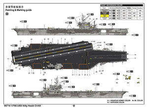 Trumpeter 06714 USS Kitty Hawk CV-63 1/700 – Bild 13