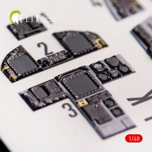 KELIK K48065 F-18C HORNET INTERIOR 3D DECALS FOR HASEGAWA KIT 1/48 – immagine 7
