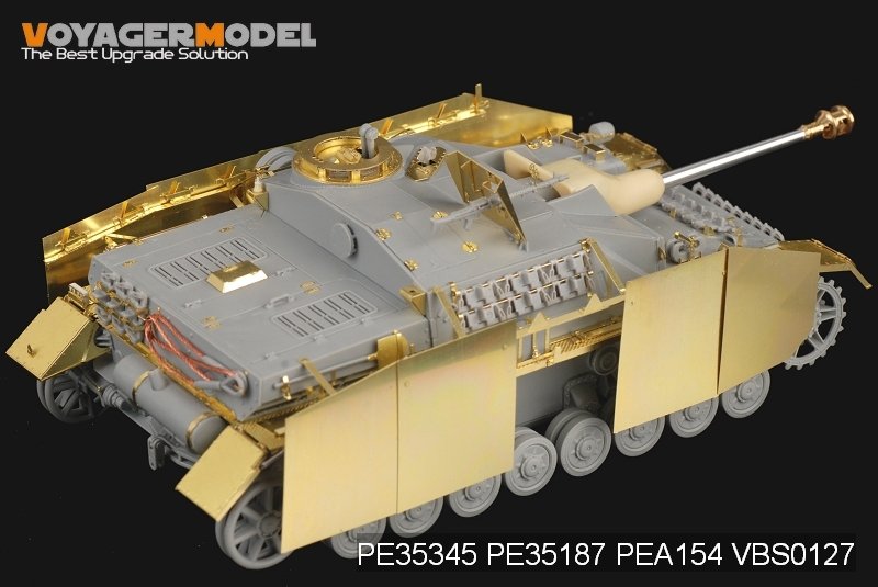 Voyager modèle PEA154 WWII allemand StuG.IV schürzen (pour kit DRAGON) 1/35