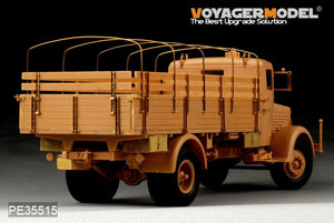 Camion cargo allemand Bussing Nag L4500S 4x2 de la Seconde Guerre mondiale, modèle Voyager PE35515, pour AFV 35170, échelle 1/35 – image 3