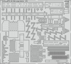 Eduard 73814 AC-130J cargo interior ZVEZDA 1/72 – imagen 2