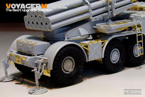 Voyager Model PE35900 Modern Russian 9P140 TEL of 9K57 Uragan(BM-27) MLRS Basic For TRUMPETER 1/35 – imagen 16