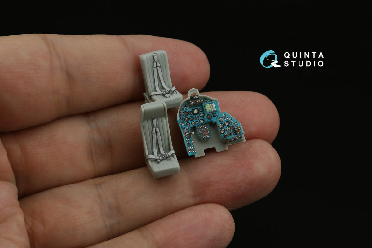 Quinta Studio QD+72184 Mi-24V 3D-Printed &amp;amp; coloured Interior on decal paper (Hobby Boss/ARK Models) (with 3D-printed resin parts) 1/72 – Bild 10