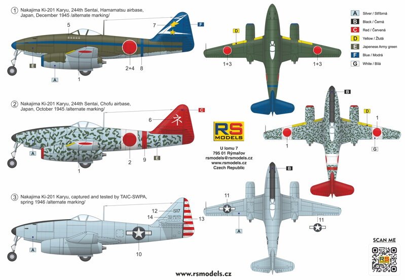 RS Models 92274 Nakajima Ki-201 Karyu 1/72 – immagine 2