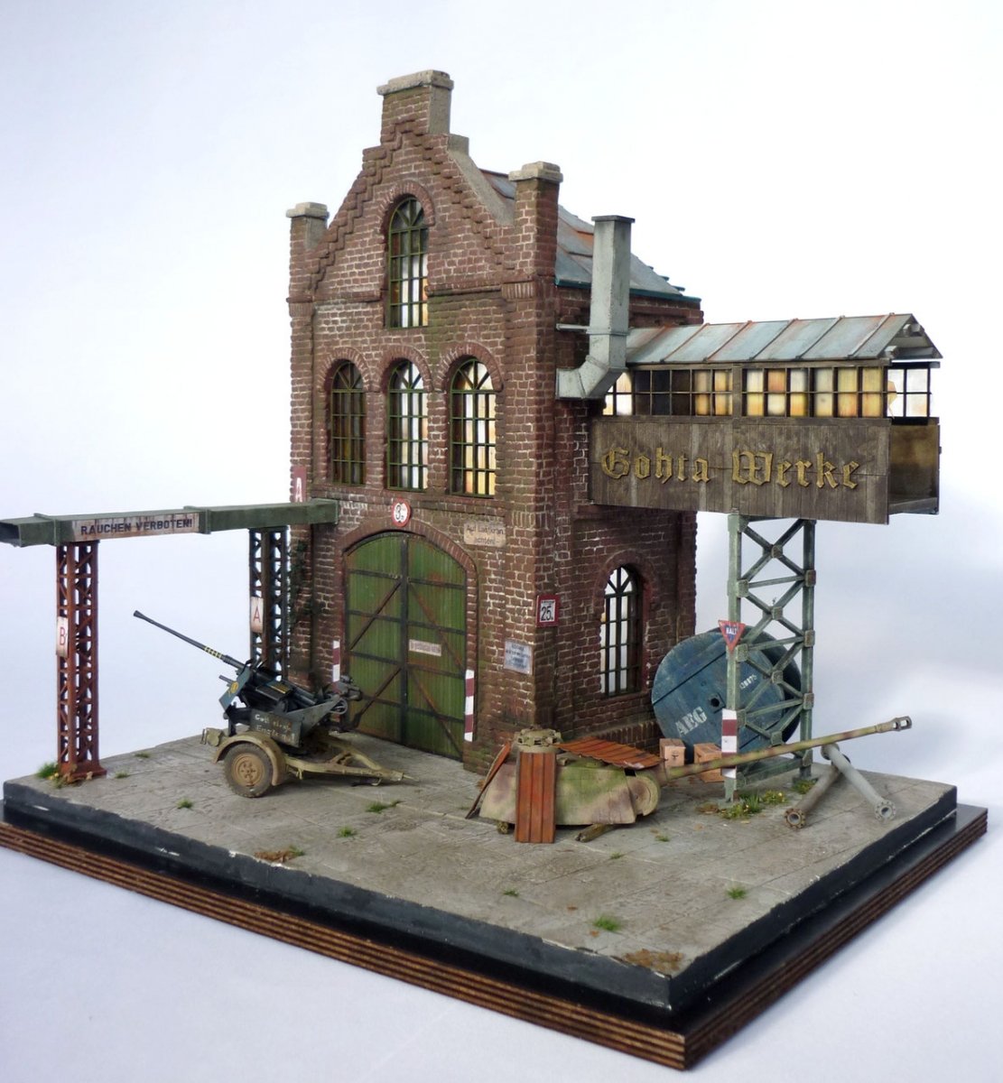 RT-Diorama 35288 Diorama-Base: &amp;quot;Gohta Werke&amp;quot; 1/35 – imagen 12